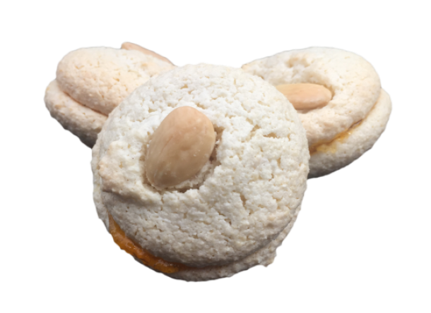 Μακαρον-Αμυγδαλωτο με μαρμελαδα